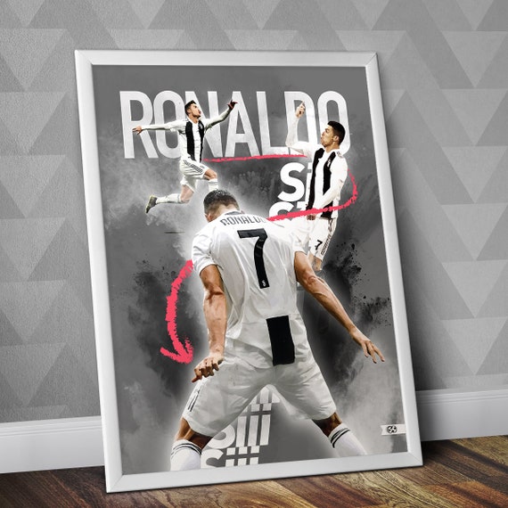 Cristiano Ronaldo Siii Celebration / CR7 Poster / CR7 Print / Juventus FC /  Juve / Football Print / Soccer Print / Serie A / Football Poster 