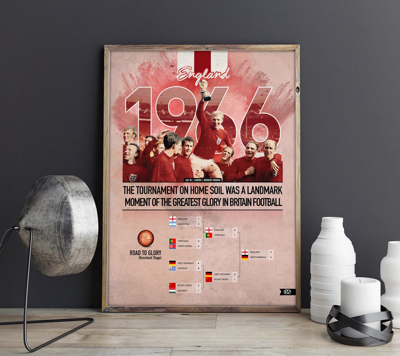 1966 World Cup Winners / England National Team / England 1966 Etsy