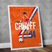 Johan Cruyff Print / Netherlands National Team / Illustration Poster Print / Netherlands Print / Football art / Soccer art 