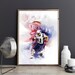 Julian Edelman Poster / New England Patriots / NFL / NEP / USA - Etsy