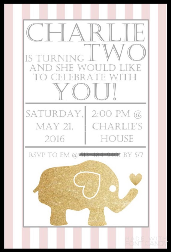 Items similar to Birthday Invites on Etsy