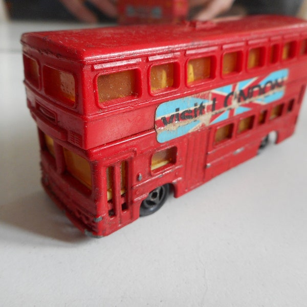 Majorette British Bus en Rojo