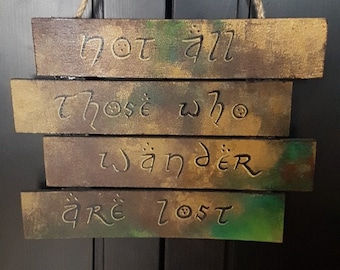 Lord of rings wall hanging/ decoration/ fan art