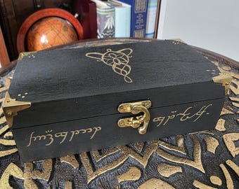 Elvish fantasy theme jewellery box