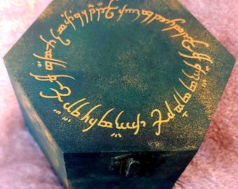 Elvish fantasy jewellery box