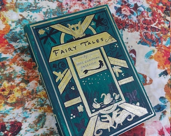 Fairy tales book shaped box Hans Christian Andersen