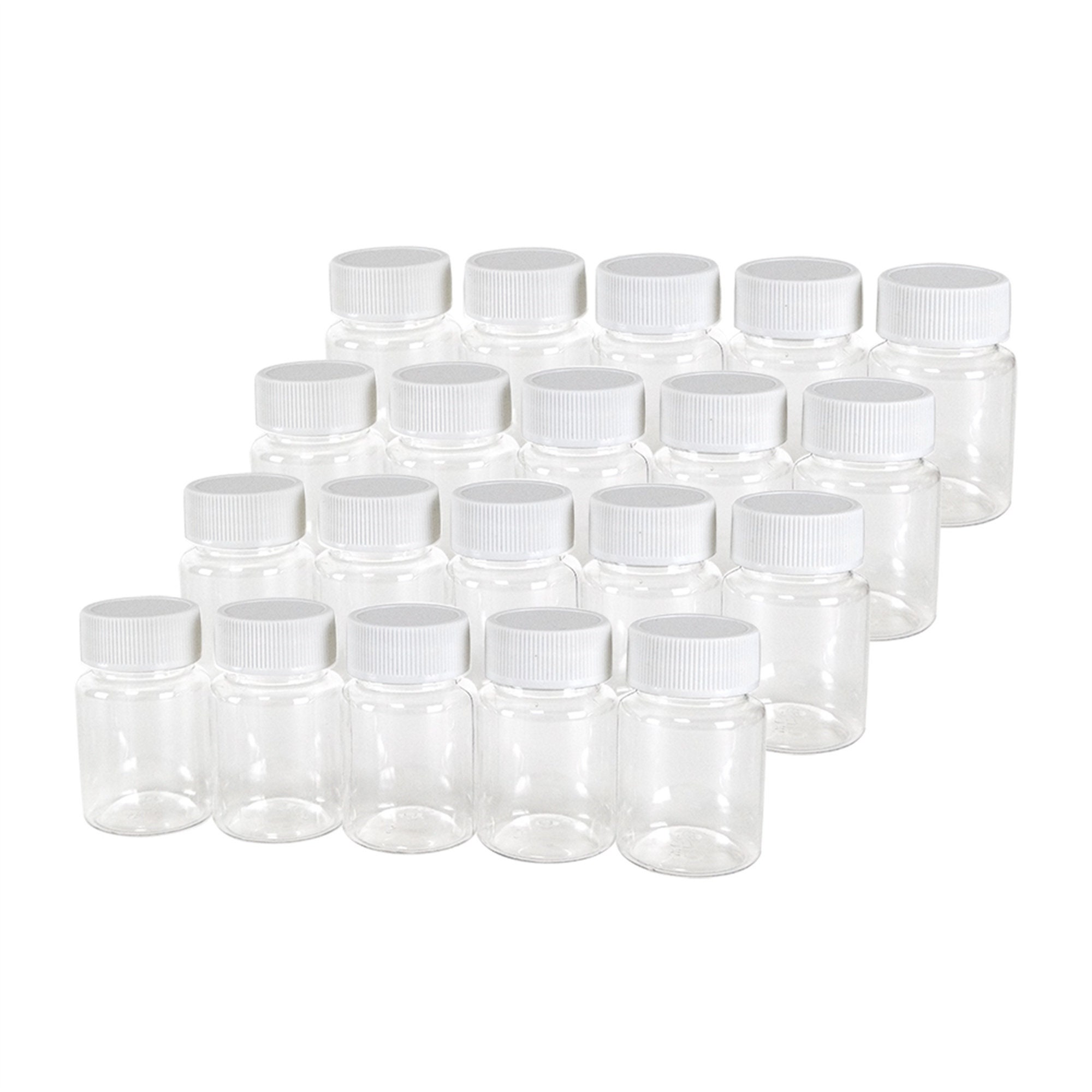 24 Units 20ml 50ml 65ml 90ml Glass Seal Bottles With Silver Screw