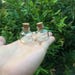 24pcs/lot 10ml Mini Glass Bottles Cork Empty  Transparent  30*30*10mm 