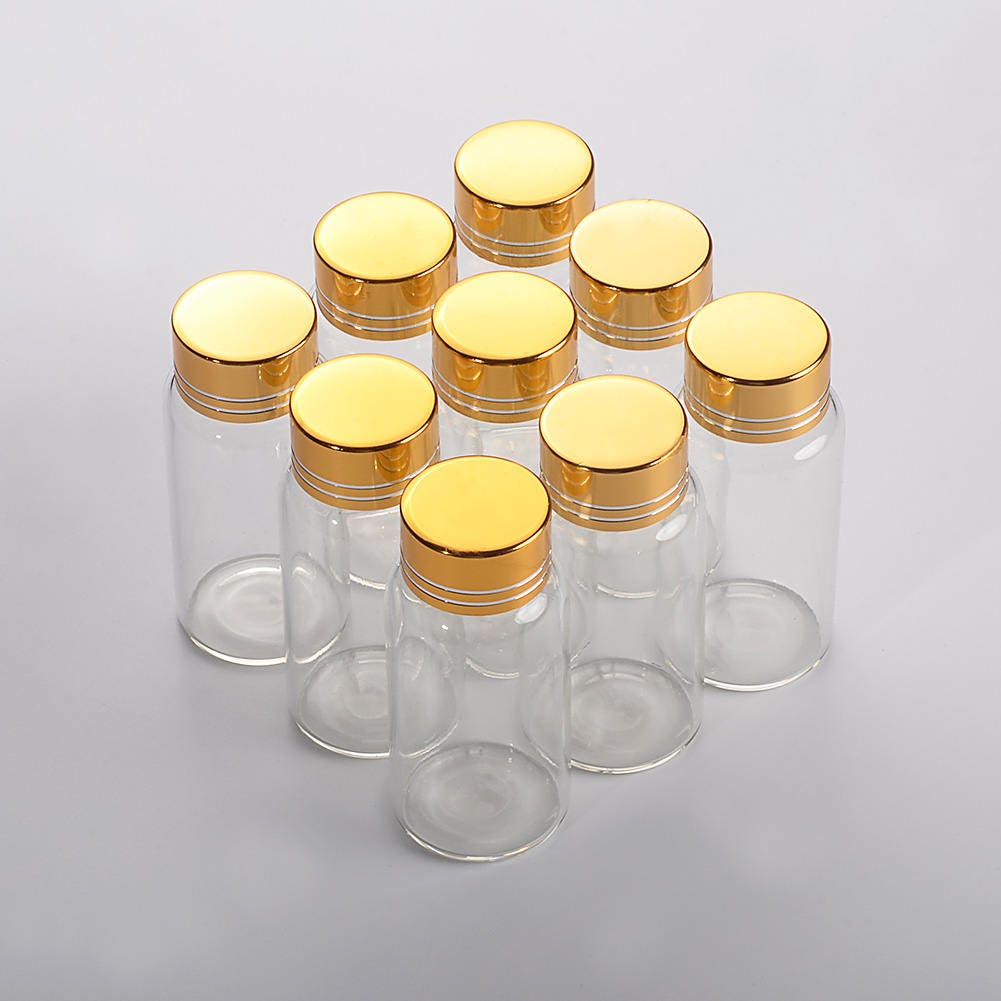 Set 8 Bottigliette Vetro 100ml Con Coperchio - Per Olio, Spezie, Bevande Portatili - Foto 6