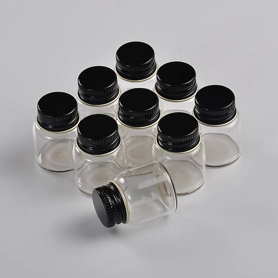 Mini Glass Jars Aluminum Lid, Small Glass Jars Metal Lids