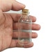 50units 30ml Mini Glass Bottles With Cork Empty Bottles Containers Jars Vial idea for Wedding Gift  32x70x12mm 