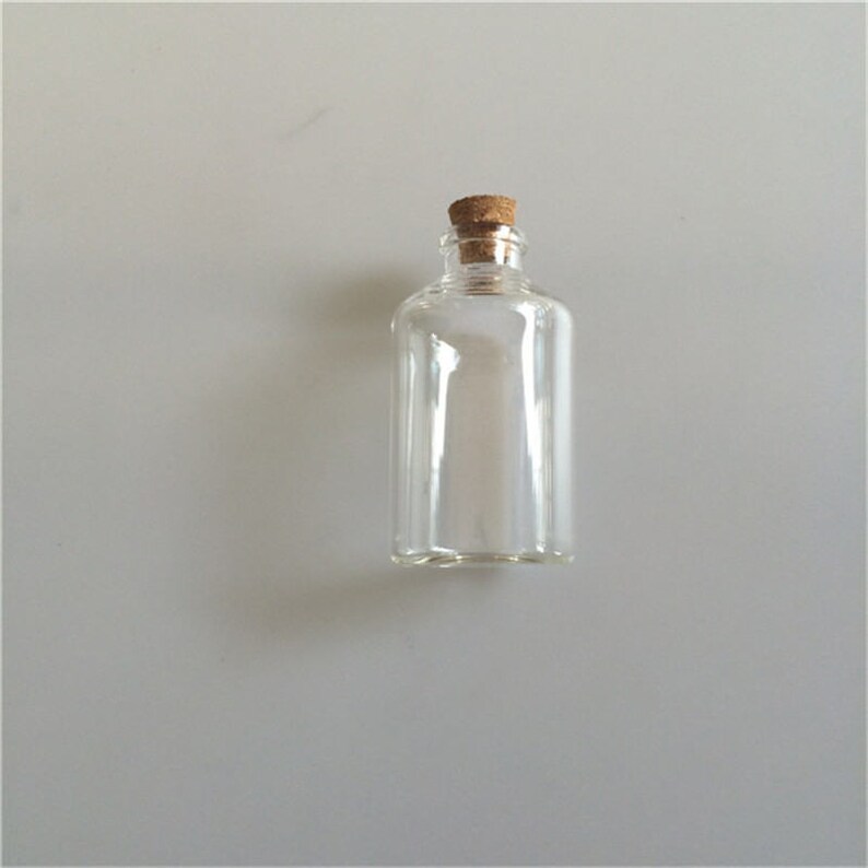 12pcs 50ml Transparent Glass Cork Bottles Big Vials Jars Empty Etsy