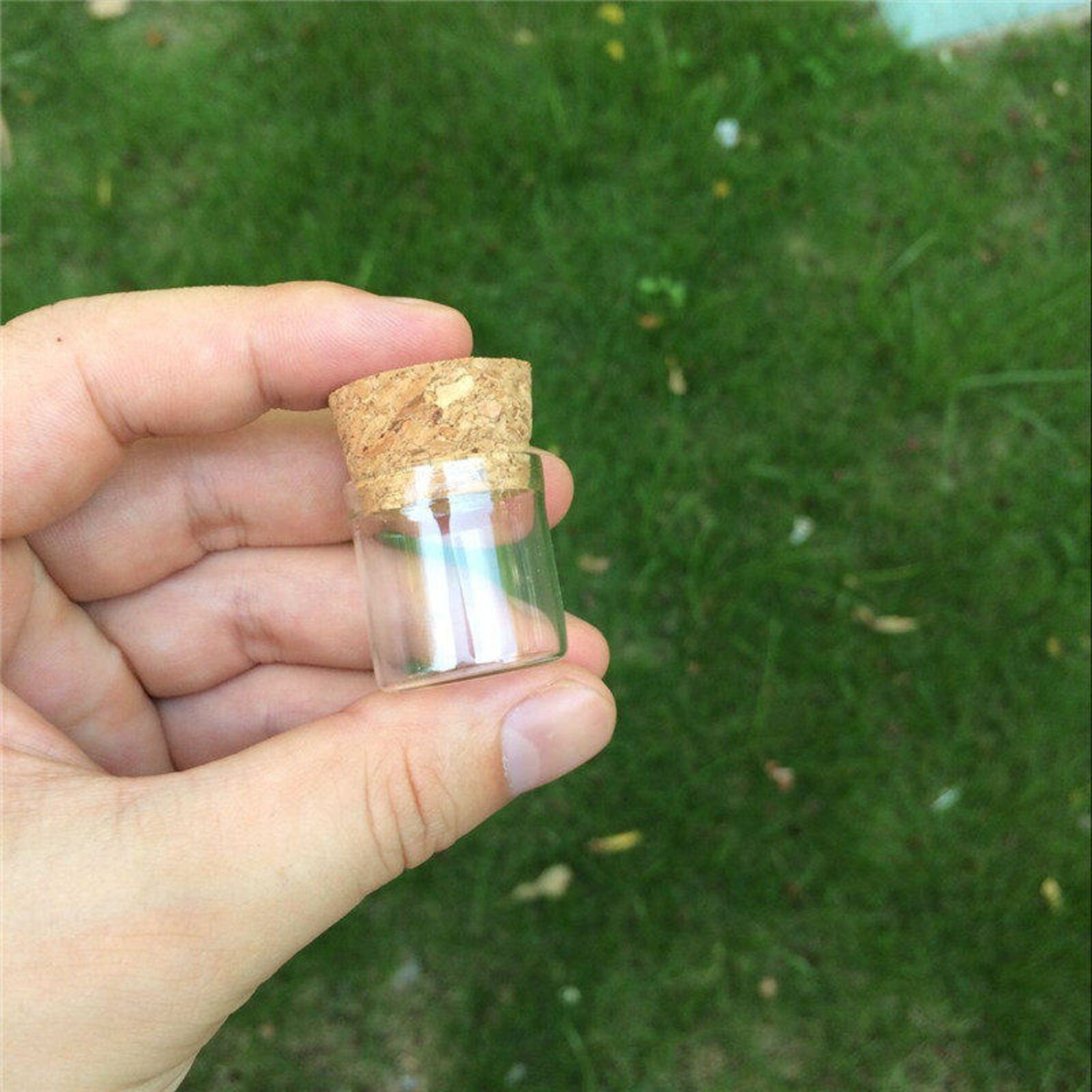 24pcs 24x25x21.5mm 5ml Small Glass Vials Jars Bottle With Cork Etsy