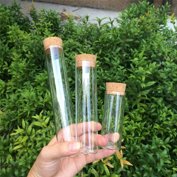 Empty 70ml 110ml 150ml Glass Bottles Vials Jars Test Tube With - Etsy