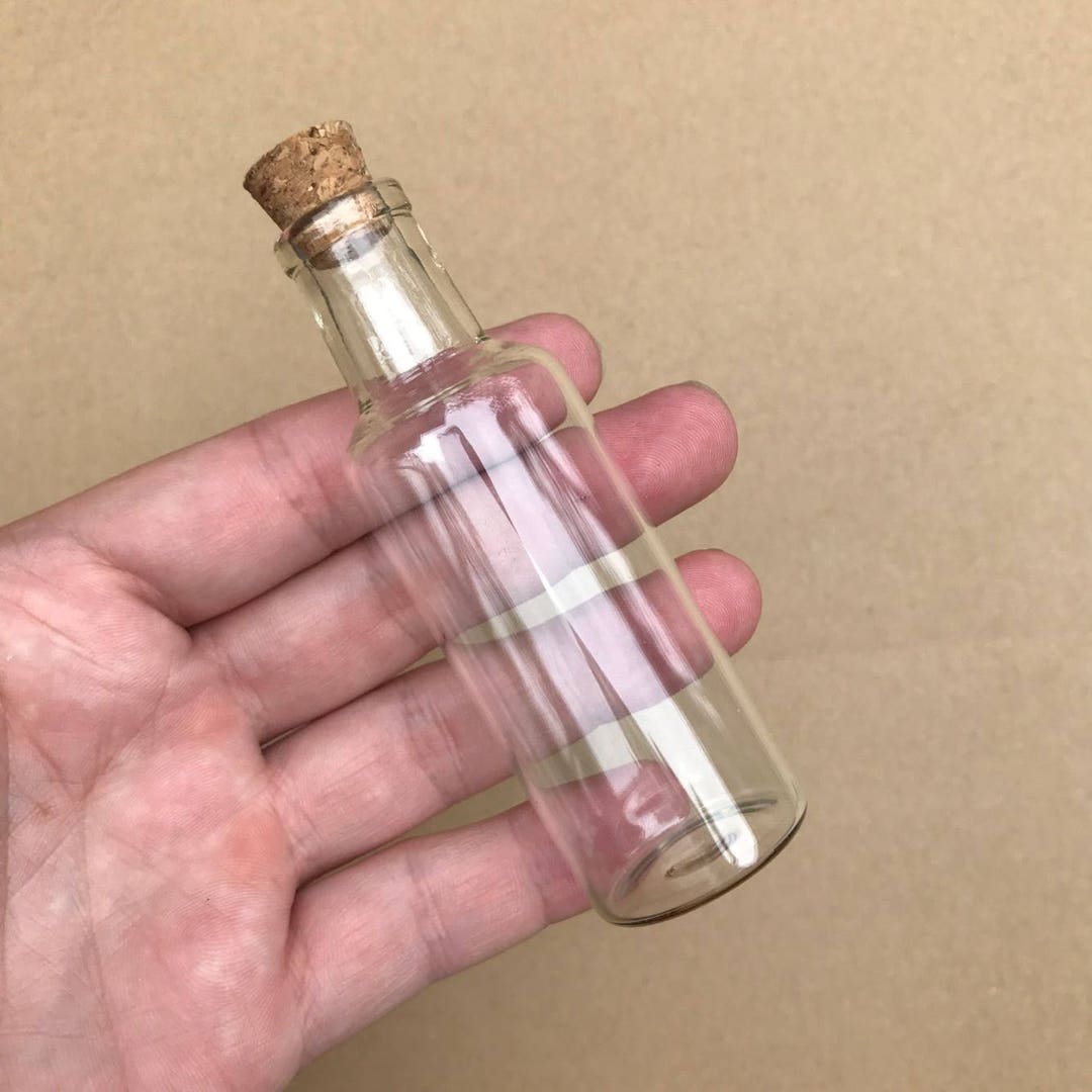 100pcs 16x24x06mm 1.5 Ml Mini Clear Glass Bottles With Cork Small