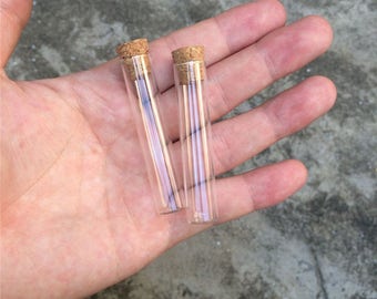 100pcs 12x60x10mm 4ml Mini garrafas de tubo de ensaio reto de vidro transparente com frascos vazios de cortiça