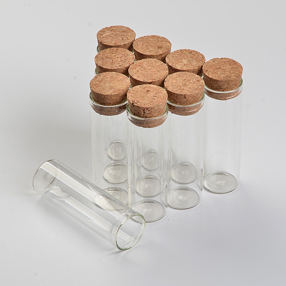 100units 18ml 22x70mm Mini Glass Jars with Corks Bottles Jars Etsy