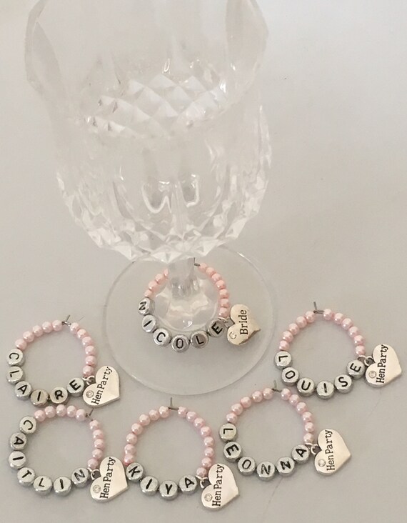 Personalised Heart Shaped Glass Charm Wedding Favour Ideas Personalised Heart Shaped Glass Charm