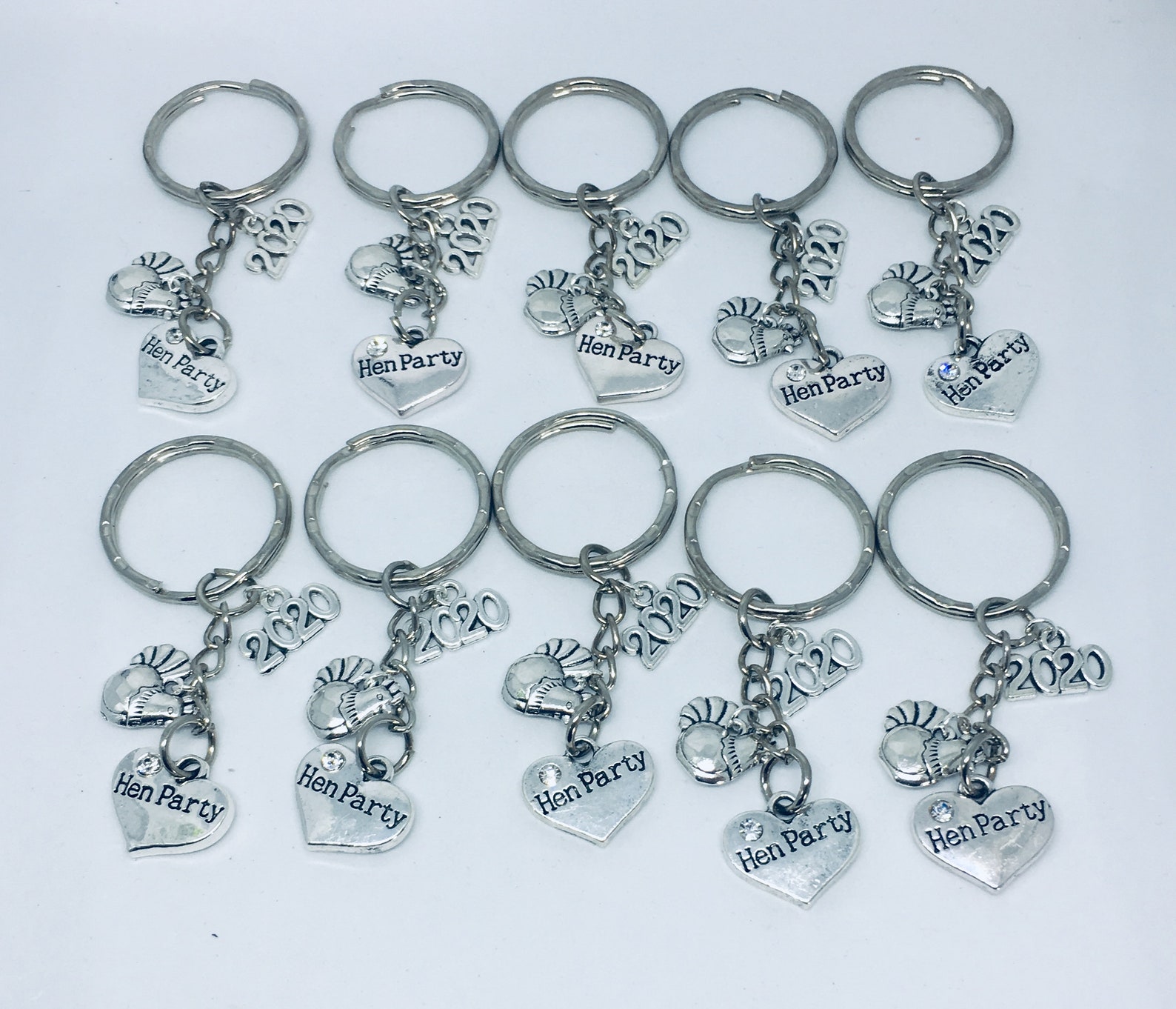 Hen party hen do 2021 2022 2023 2024 keyring keepsake party Etsy
