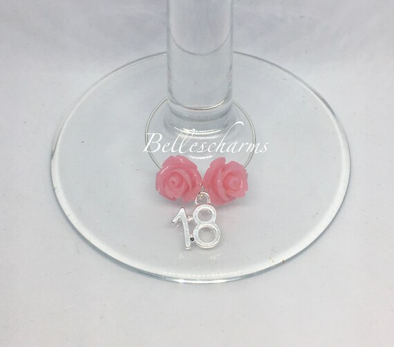 Wine Glass Charm 18th,21st