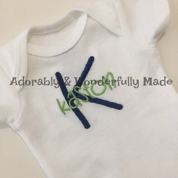 embroidered onesie