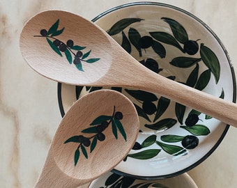 O L I V E - Decorative Wooden Spoon