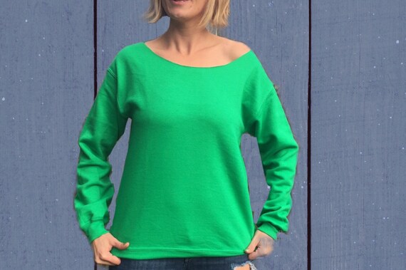 blank slouchy sweatshirt