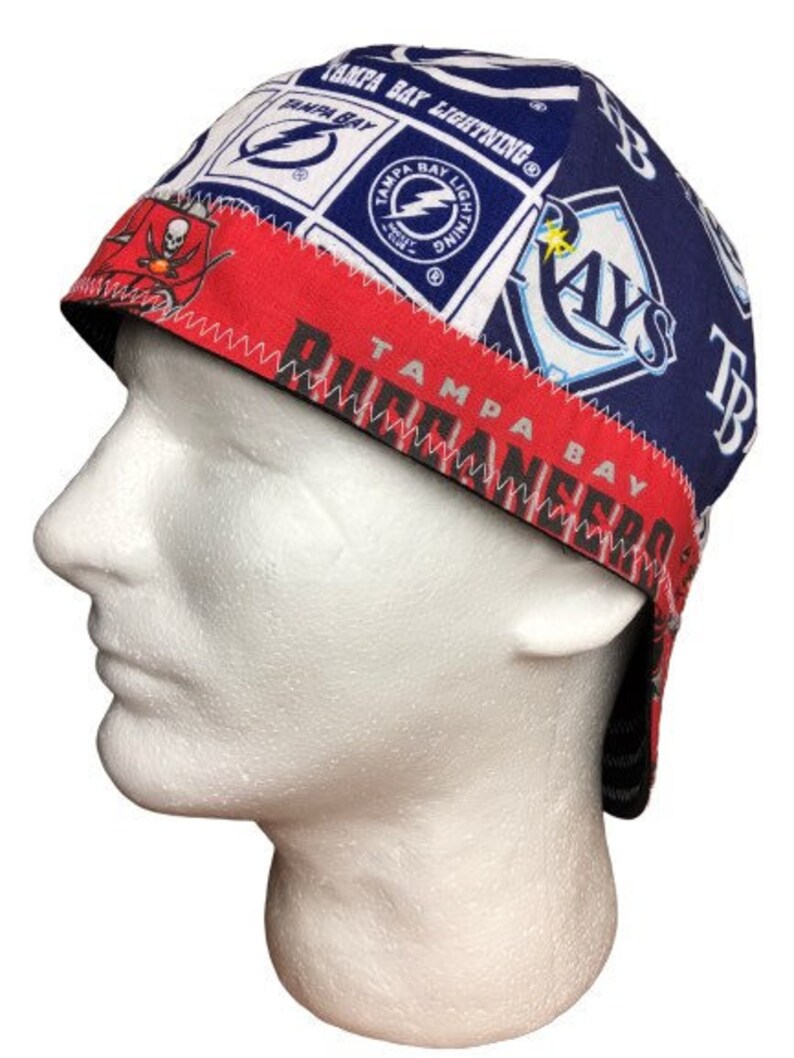 Welding Cap Tampa Bay Sports Teams Rays Lightning Etsy