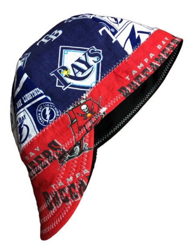 Welding Cap Tampa Bay Sports Teams Rays Lightning Etsy