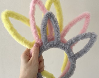 Easter Headband, Bunny Headband, Easter Bunny Headband, Bunny Ears, Easter Bunny, Headband, Fluffy Headband, Hair Accessory,