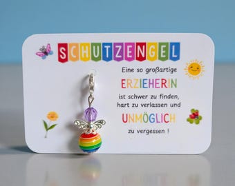 Schutzengel | Karte Erzieherin | Geschenk Erzieherin | Schlüsselanhänger
