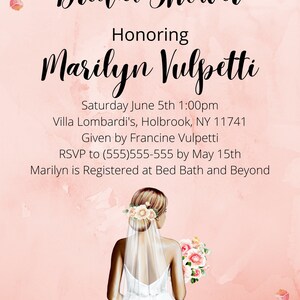 Digital File** Bridal Shower Invitation