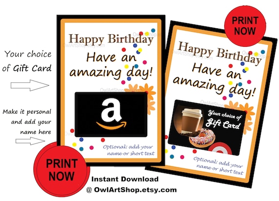 Free Printable Birthday Cards That Hold Gift Cards Crazy