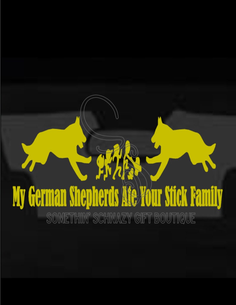 Custom Decal My Dog Ate Your Stick Family Choose A Breed Etsy