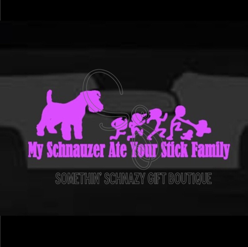 Custom Decal My Dog Ate Your Stick Family Choose A Breed Etsy