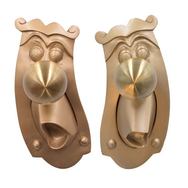 Alice in Wonderland decor Doorknob ,  Left or Right,  Functional door knob set.