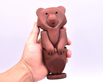 Brother Bear Totem Prop Replica perfect for decoration. Handmade.