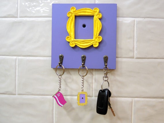 Friends Tv Show Friends Peephole Frame Wall Mounted Key Holder Etsy