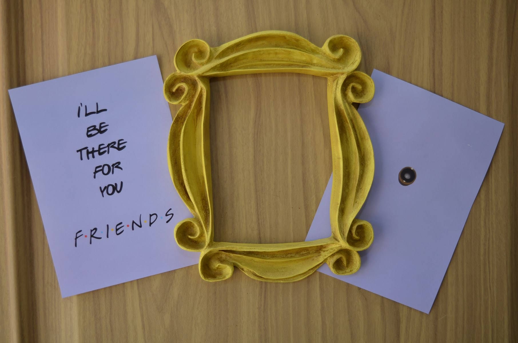 Friends tv show frame peephole frame Friends frame series Etsy