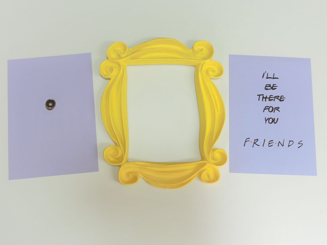 Friends Tv Show Frame Friends Peephole Frame Friends Yellow Door Frame ...