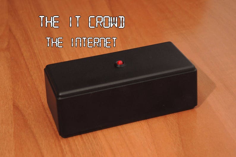 The the IT crowd tv series black box replica prop Etsy España