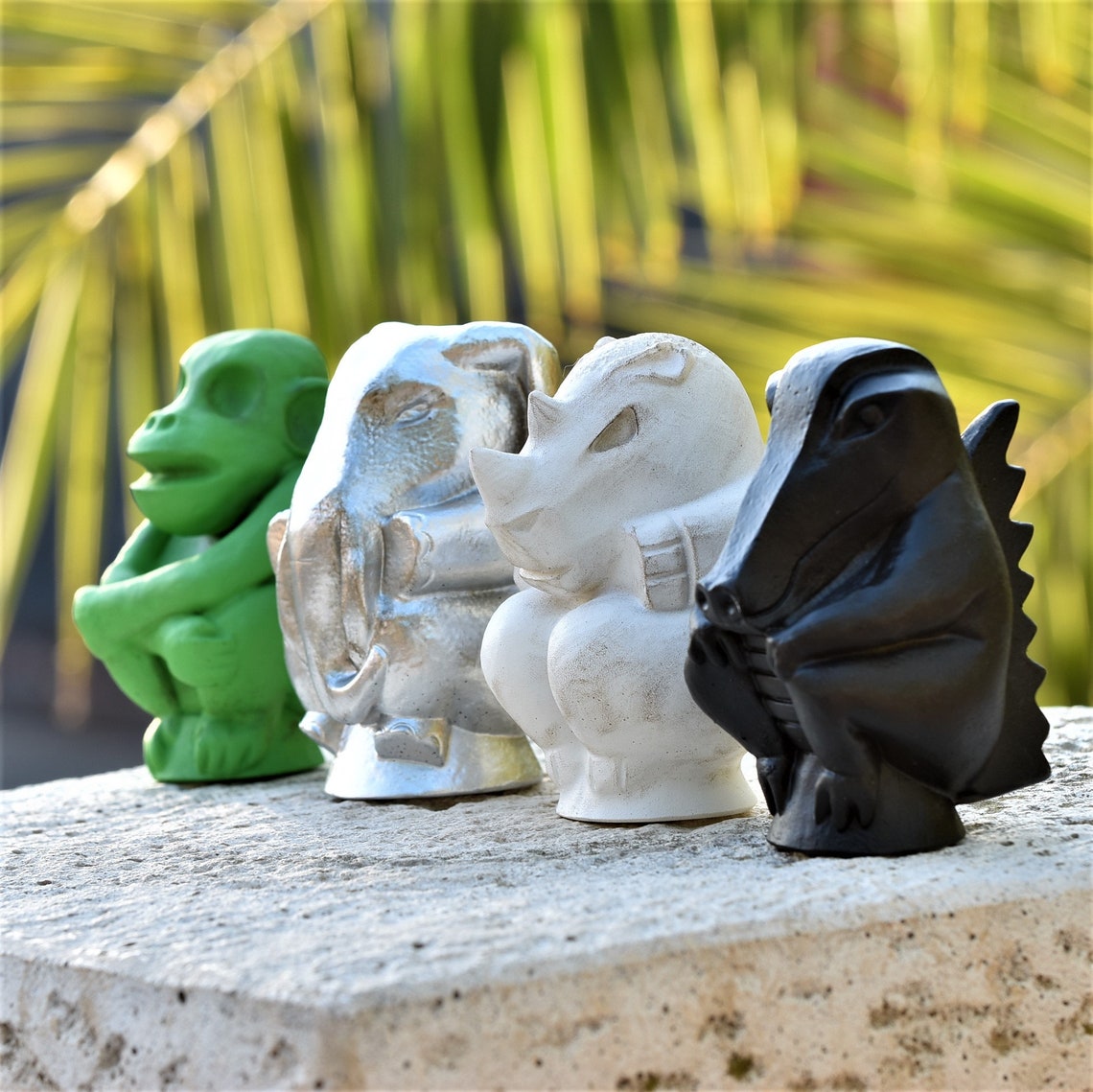 RARE Jumanji jeu de société pièce statue set 4 95 cm Etsy France