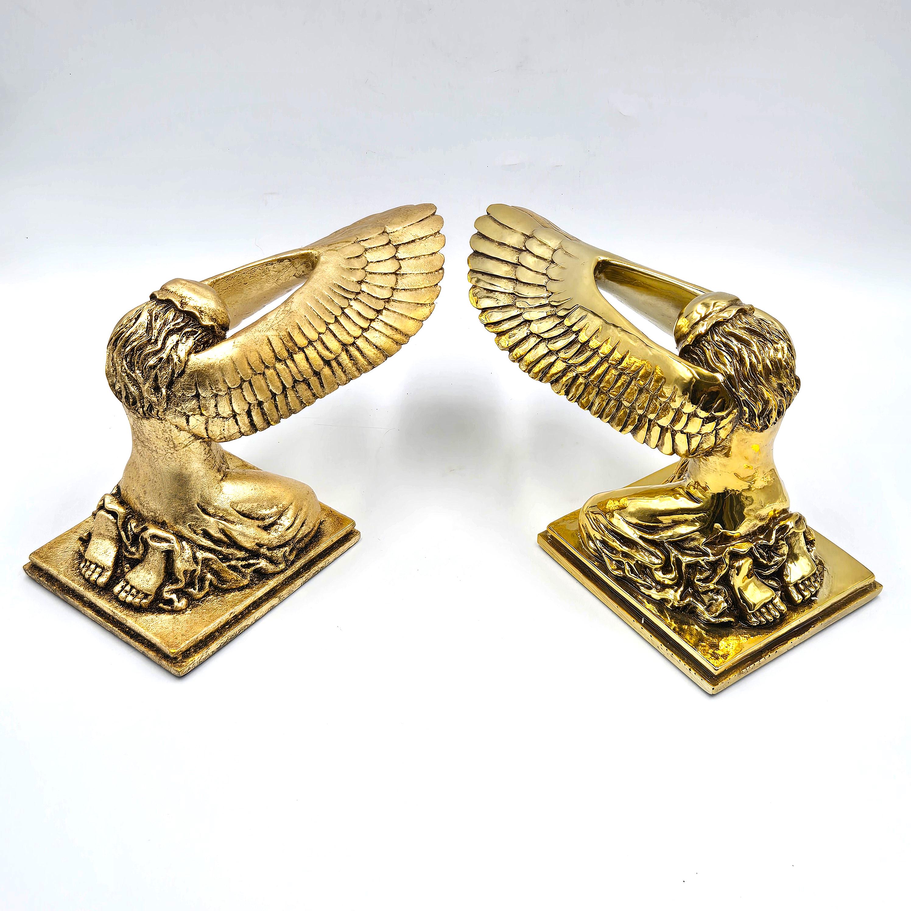 NEW: Gold leaf finish added, Indiana Jones ark of the covenant ark CHERUB ANGEL Raiders of the Lost Ark, replica prop. Half scale.