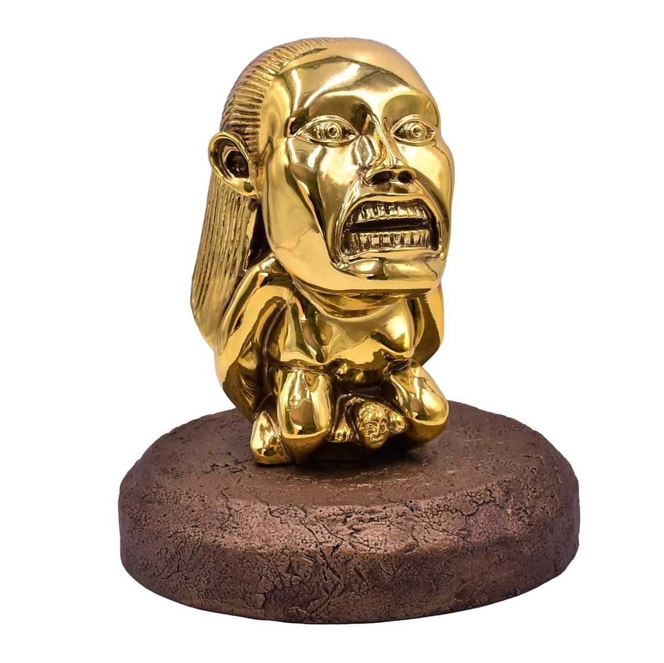 Indiana Jones Golden Fertility Idol 1:1 Gold-plated WITH EYES 