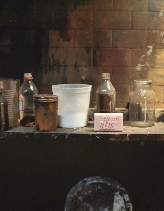 NO Soap. FIGHT CLUB Film Prop Replica Soap Resin. Handmade. - Etsy