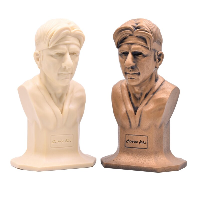 COBRA KAI sensei Johnny Lawrence resin BUST . Karate Kid 80s image 8