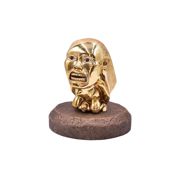 Indiana Jones Golden Fertility Idol 1:1 Gold-plated WITH EYES 