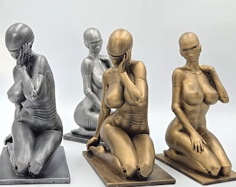 Hajime Sorayama sexy robot art sculpture android futuristic decoration