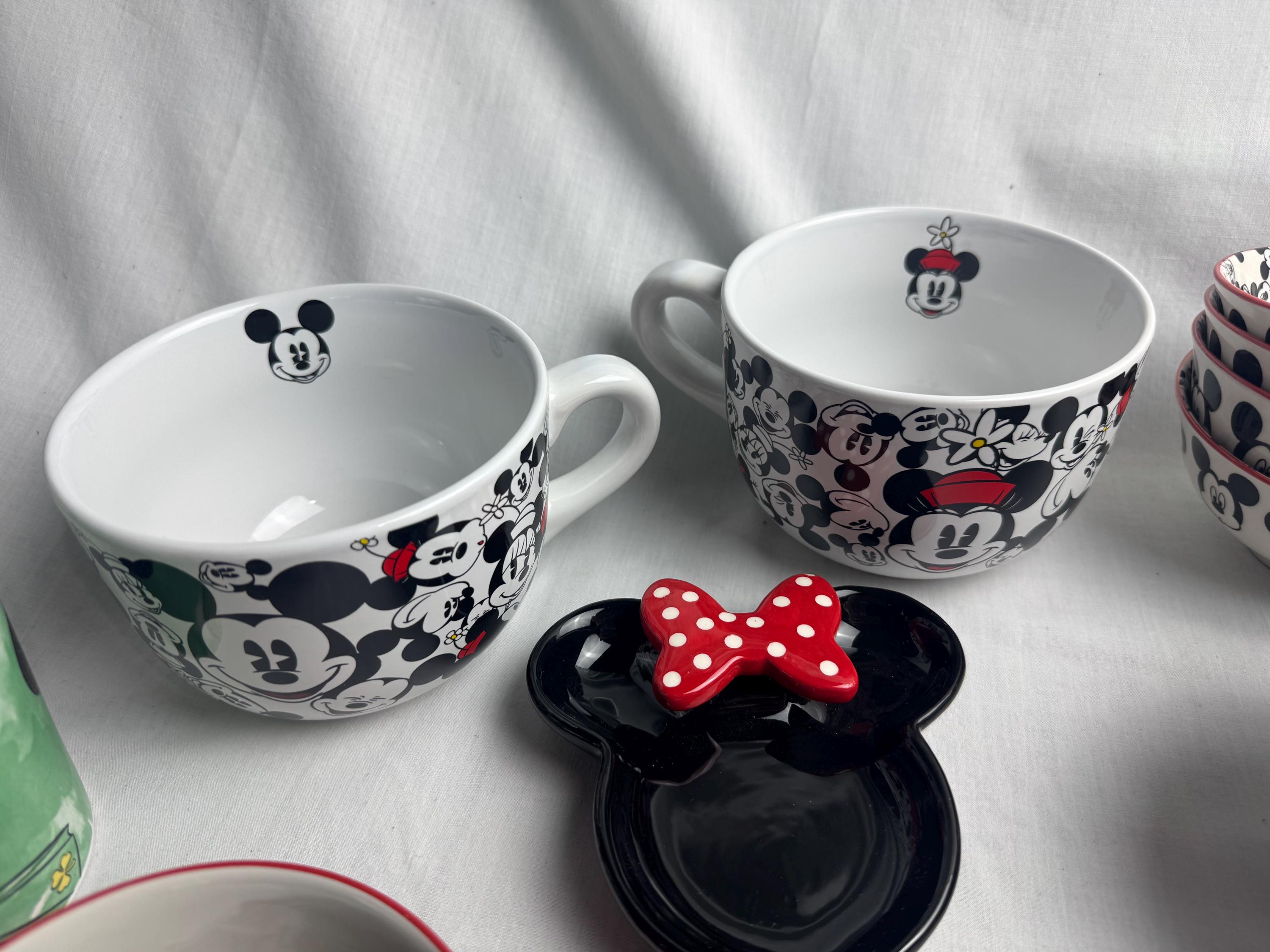 ディズニー ミッキー＆ミニー 食器コレクション - 14ピース ミックス
