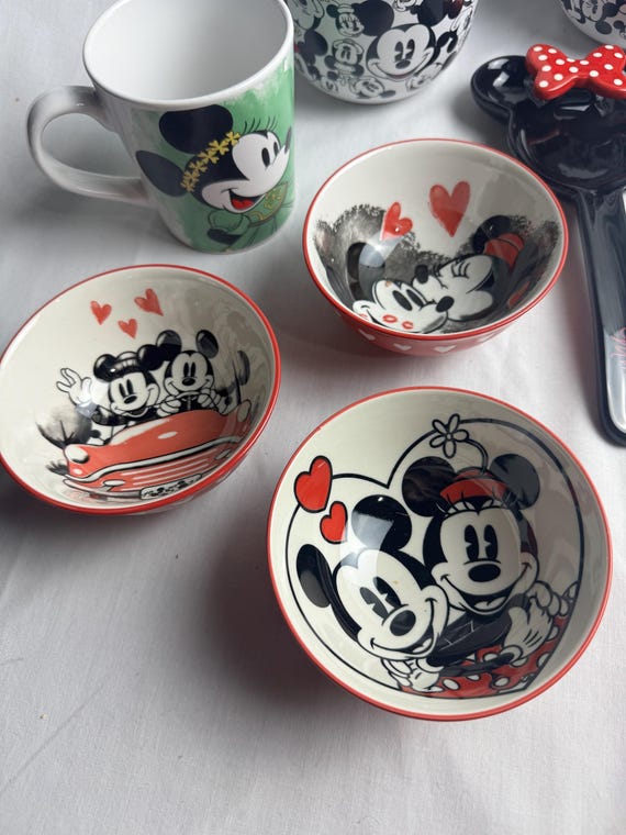 ディズニー ミッキー＆ミニー 食器コレクション - 14ピース ミックス